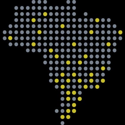 Mapa do Brasil — LEGALIST atende todo o território nacional